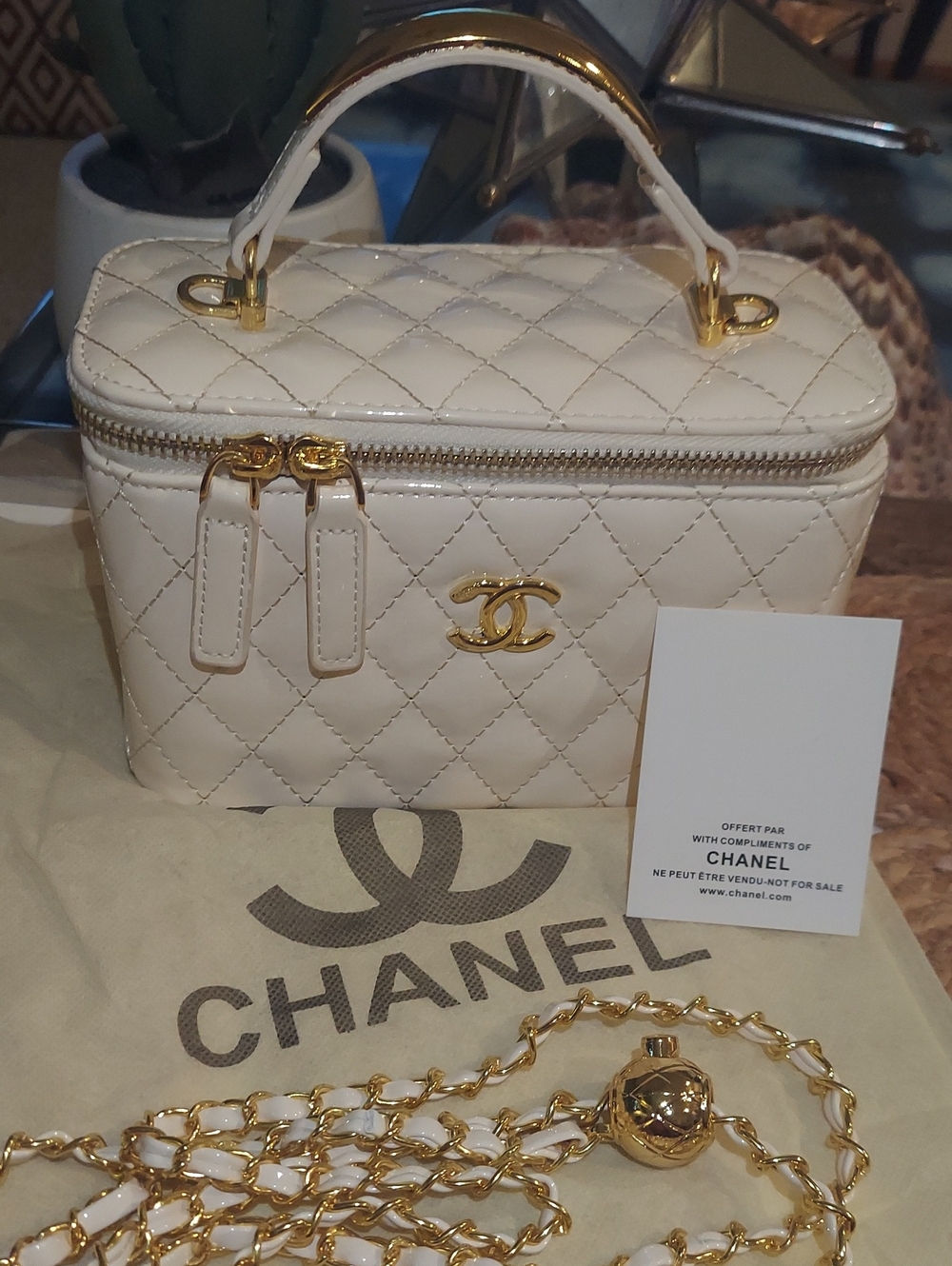 Brand New CC Makeup Beaute Mini Vanity VIP Bag